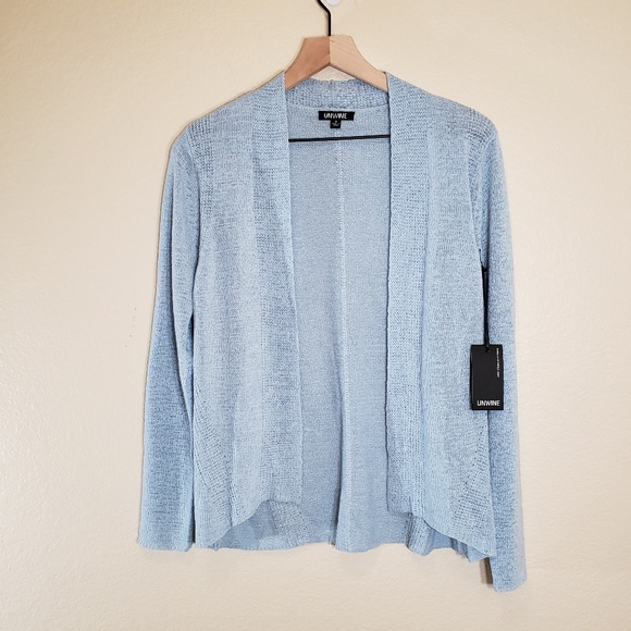 7 Seasons Unwine Solid Woven Knit Cardigan - Picture 5 of 8